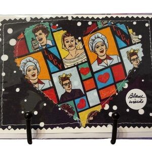 Retro Heart Design Party Invitation Card